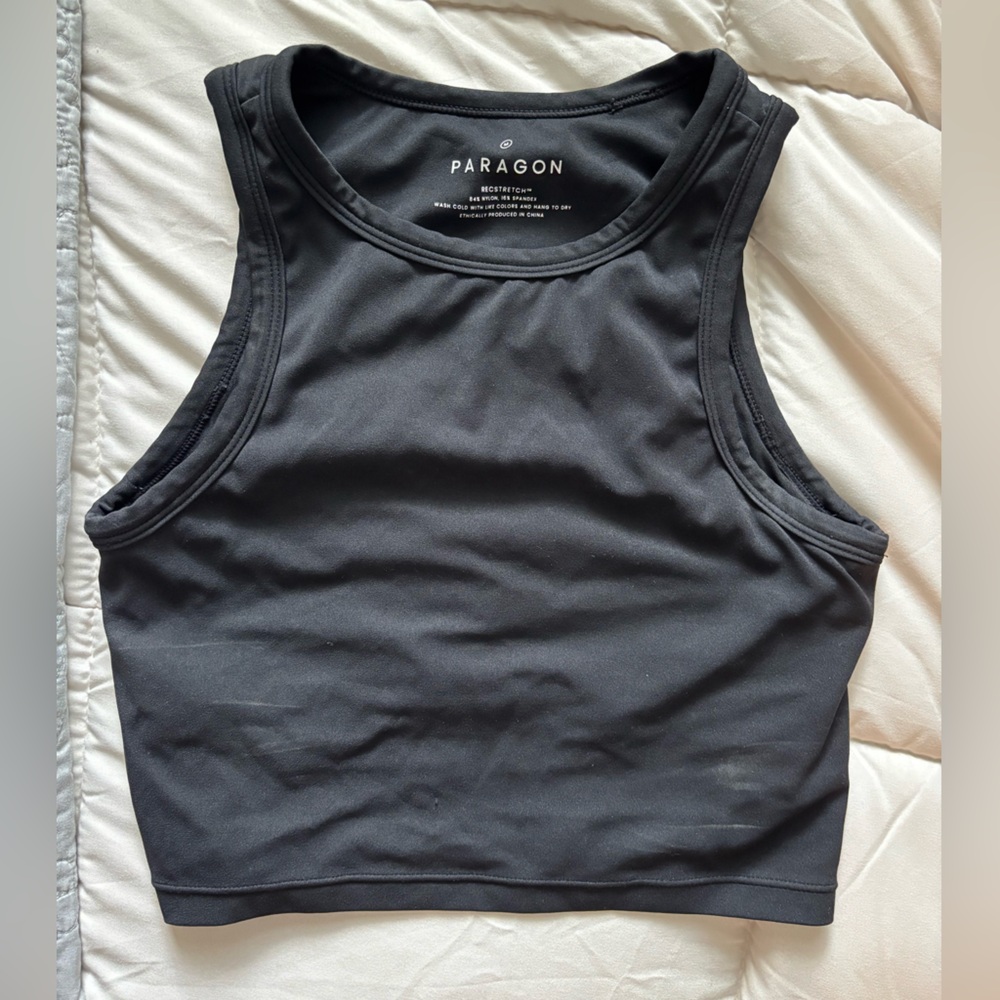 PARAGON Jet Black Athletic vest